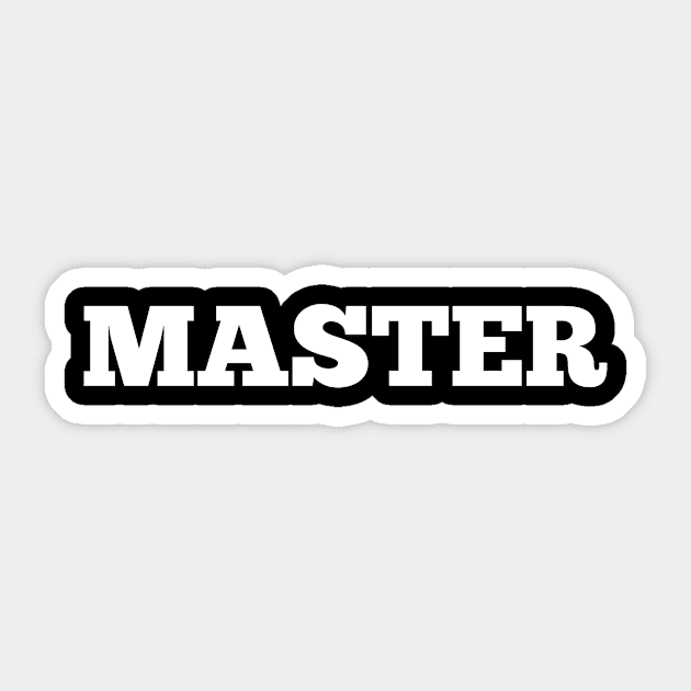 Master Sticker by Menu.D